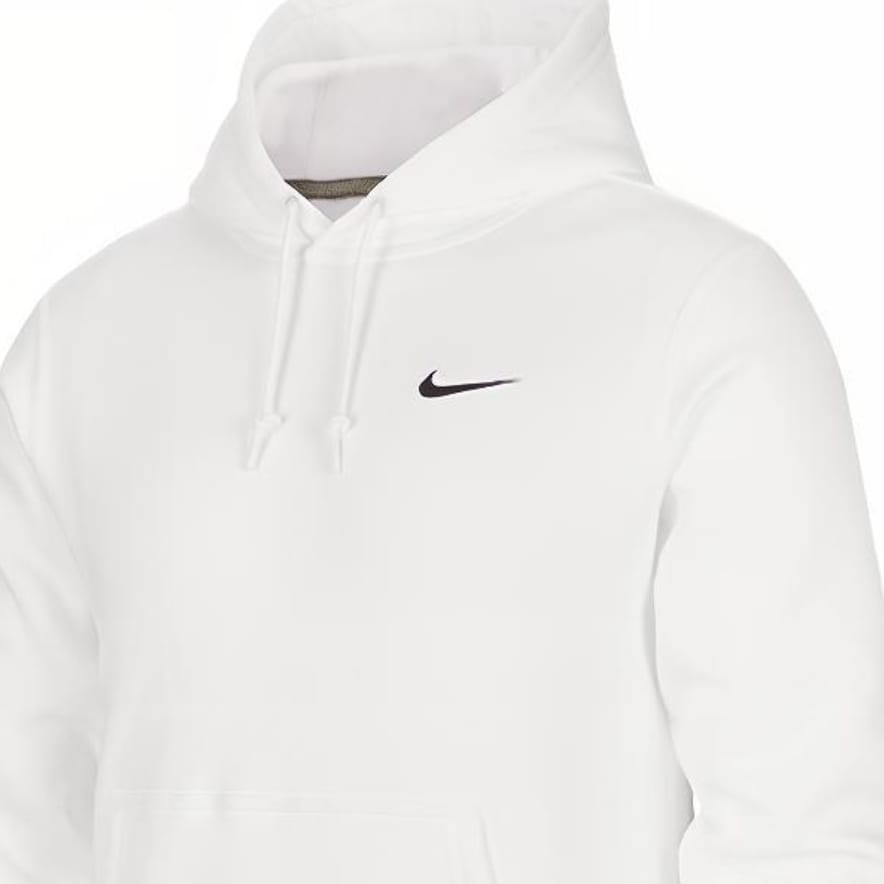 Nike Sweatshirts Men's White Hooded Moderate Regular 916271-100