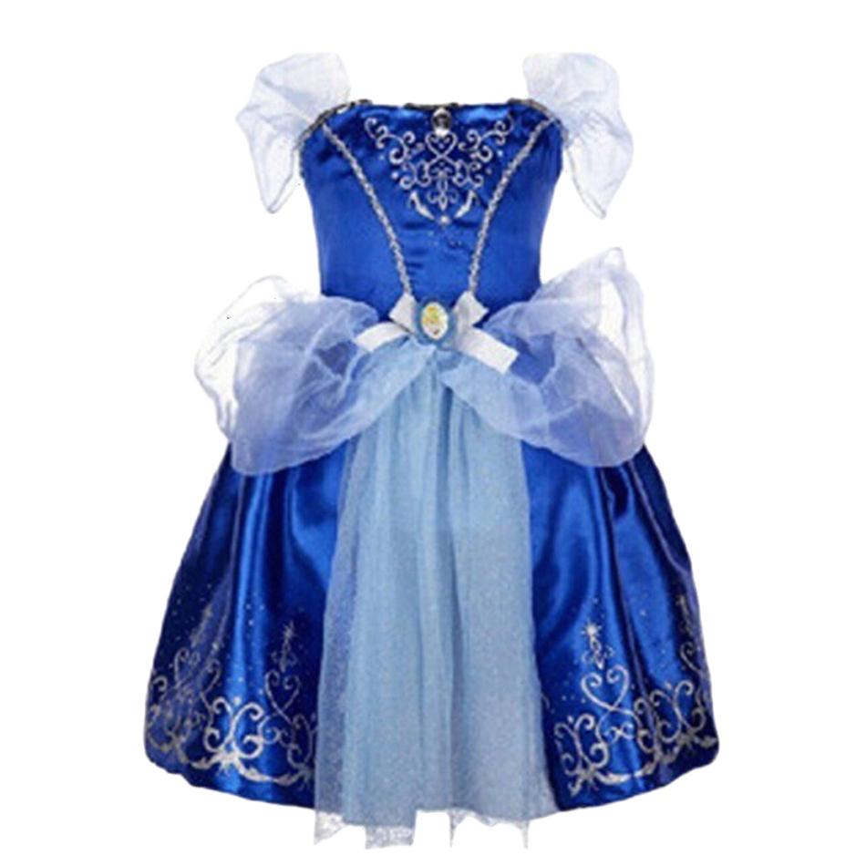 Mädchen Prinzessinnenkostüm Kinder Party Halloween Cosplay Kleider Weihnachten Geburtstag Karneval Verkleidung Rapunzel Verkleidung Kittel