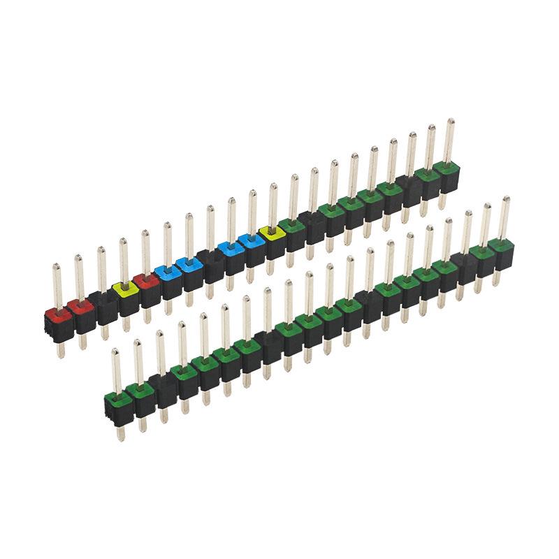 Raspberry Pi Pico Color Pin Header, Single Row, 20-Pin, 2.54mm Pitch (2-Pack)