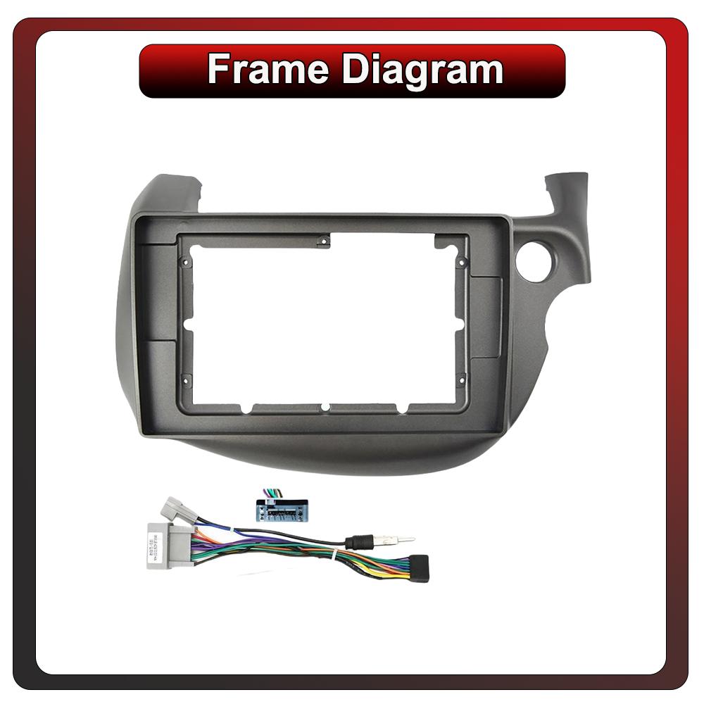 2Din Android Car-Play Car Radio,Honda Fit Jazz 2007-2013,Multimedia Player Head Unit Stereo GPS Navigation BT WIFI,1+16GB