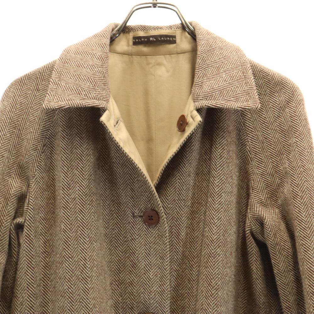 RALPH RL LAUREN Impact 21 Made in Japan reversible Stainless collar coat Women Used