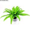 12/18/24 Leaves Artificial Persian Leaves Large Tropical Plants Silk Persian Leaves Real Touch Plastic Artificial Palm Tree