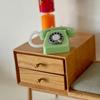 1/6 Scale Retro Miniature Telephone.Home Desk Decoration.(Green)