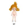 17CM 6Inch Girl Doll Nude Body Lightweight Small Size DIY Toys Smooth Flexible Simulation Clothing Accessories Kids