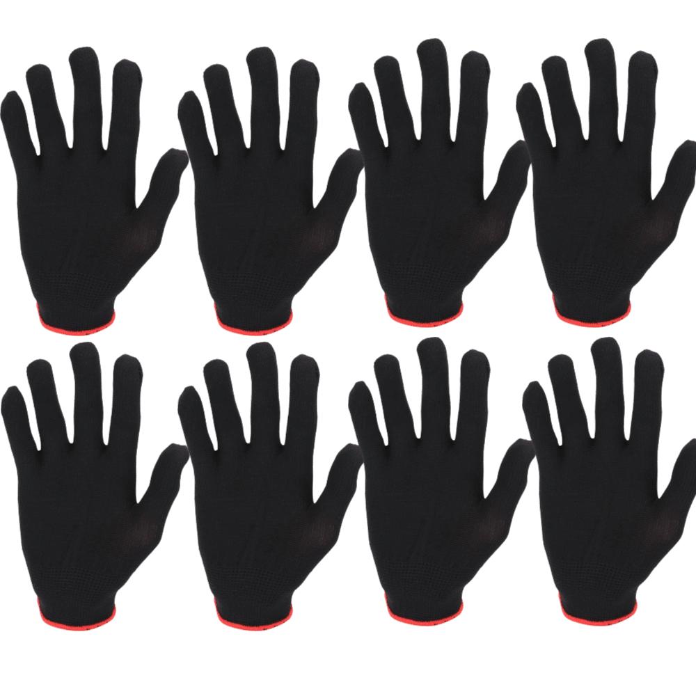 8PCS Black Guitar Fingertip Protector Musical Instrument Accessories  Playing Musical Instruments L