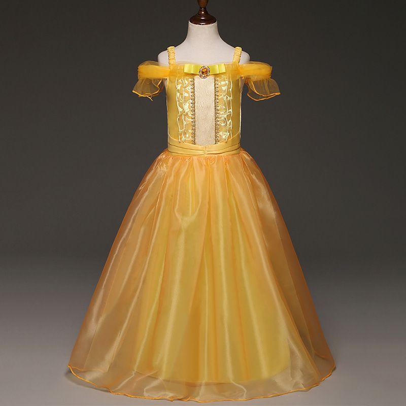 Elegantes Prinzessinnenkleid für Mädchen Perfekt für Cosplay- und Halloween-Partys