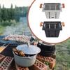 Folding Grill Camping Barbecue Grill Portable Sturdy Barbecue Rack for Lakeside