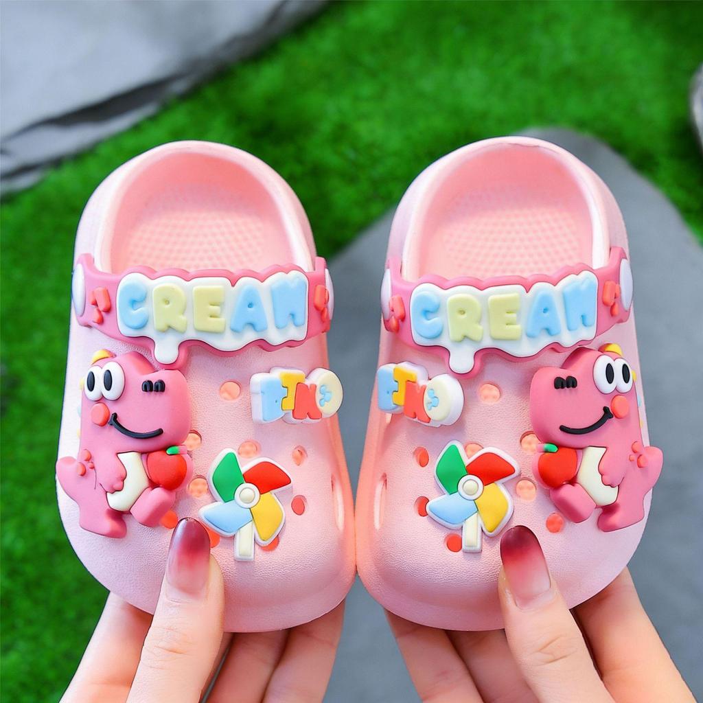 EVA Kids Cute Cartoon Non-slip Summer Sandals - Closed-toe for Boys & Girls