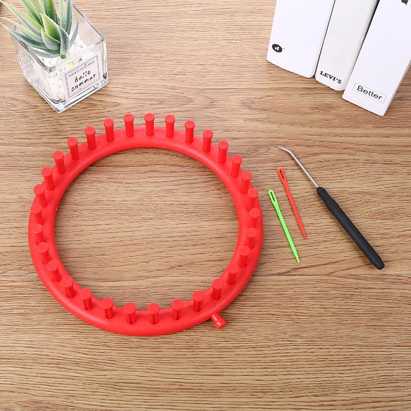 DIY Knitting Loom for Easy Scarf and Hat Making - Beginner-Friendly Tool Set