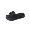 Thick-soled Premium Cool Slippers Women's Soft Bottom 2025 New Summer Wear Casual Versatile One-word Beach Slippers