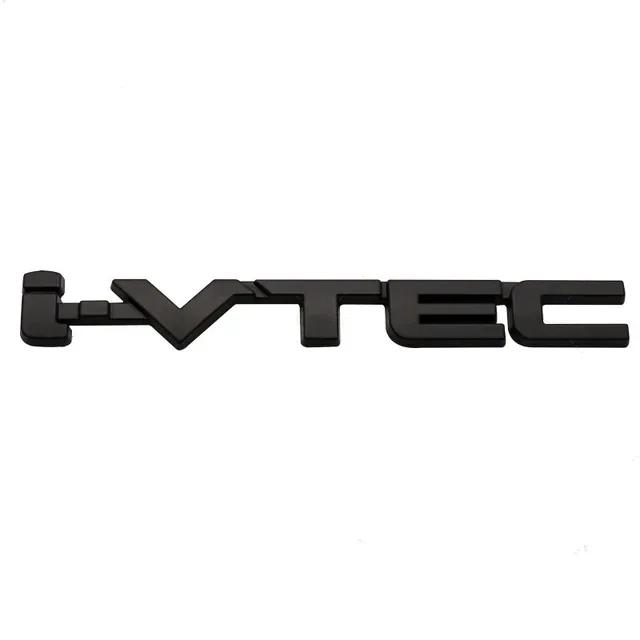 3D Chrómové Kovové Písmená na Auto Zadný Odznak Emblém Logo IVTEC Nálepka I VTEC Pre City Civic Accord Jazz CRV Príslušenstvo