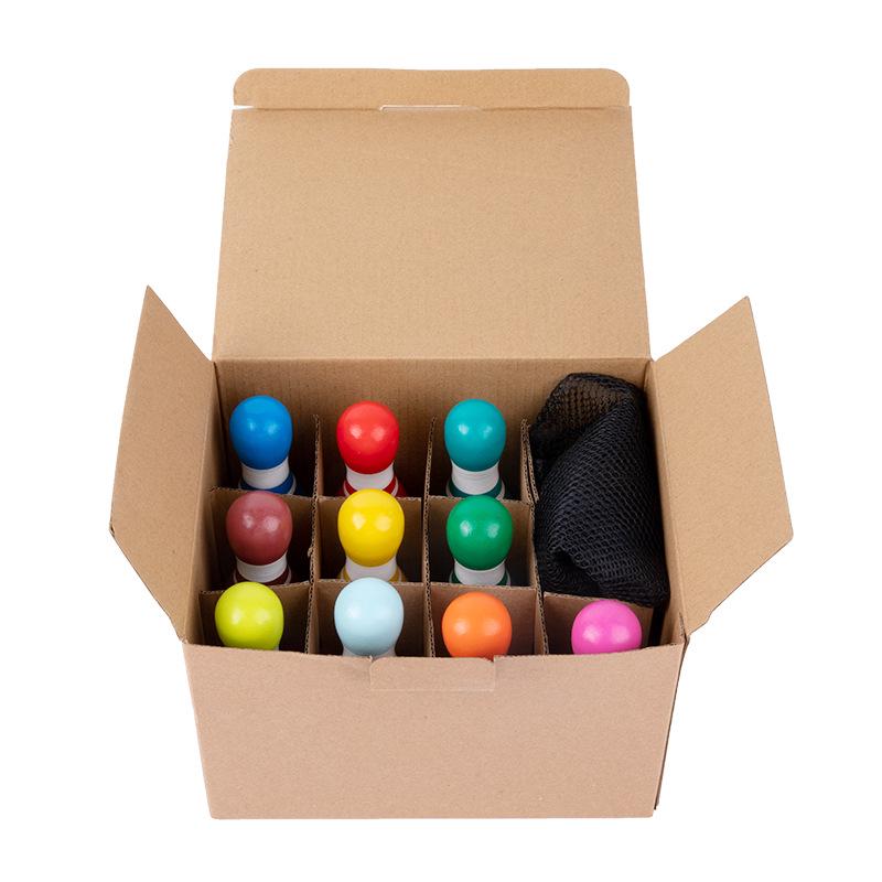 Toddler Wooden Number Bowling Game: Educational Parent-Child Interaction Toy