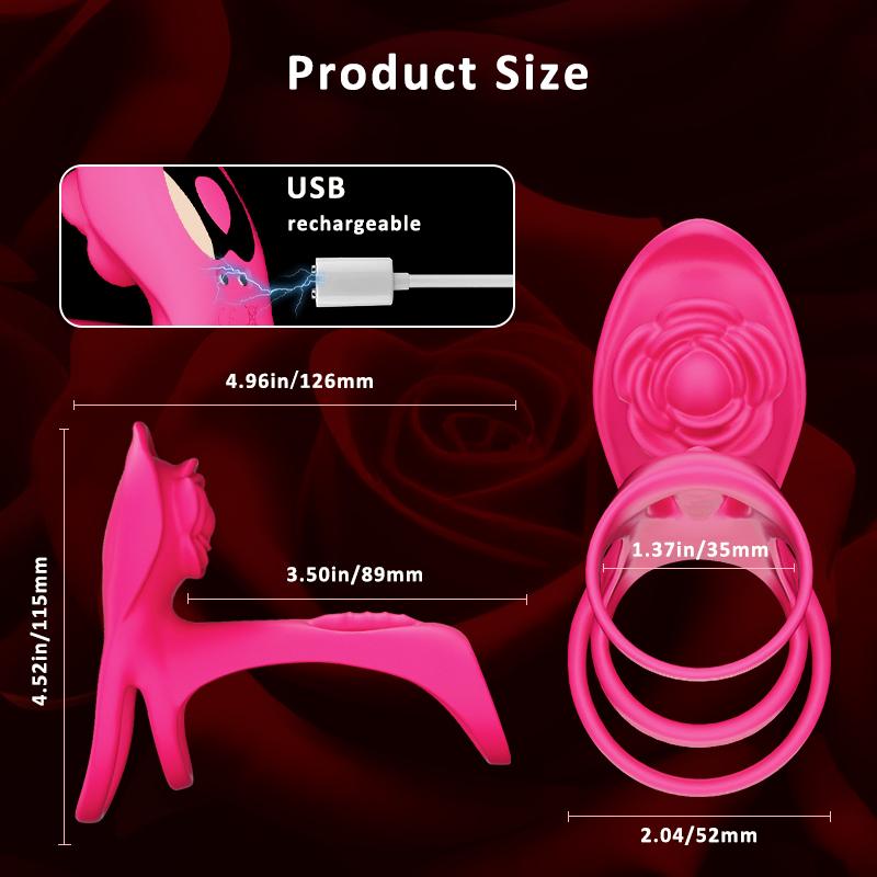 Rose Cock Ring Vibrator Penis Sleeve G Spot Clitoral Stimulator Delayed Ejaculation Penis Erection Vibrator Adult Products