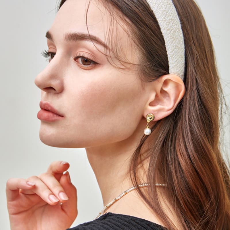 

ctwins Simple Tweed Hairband black