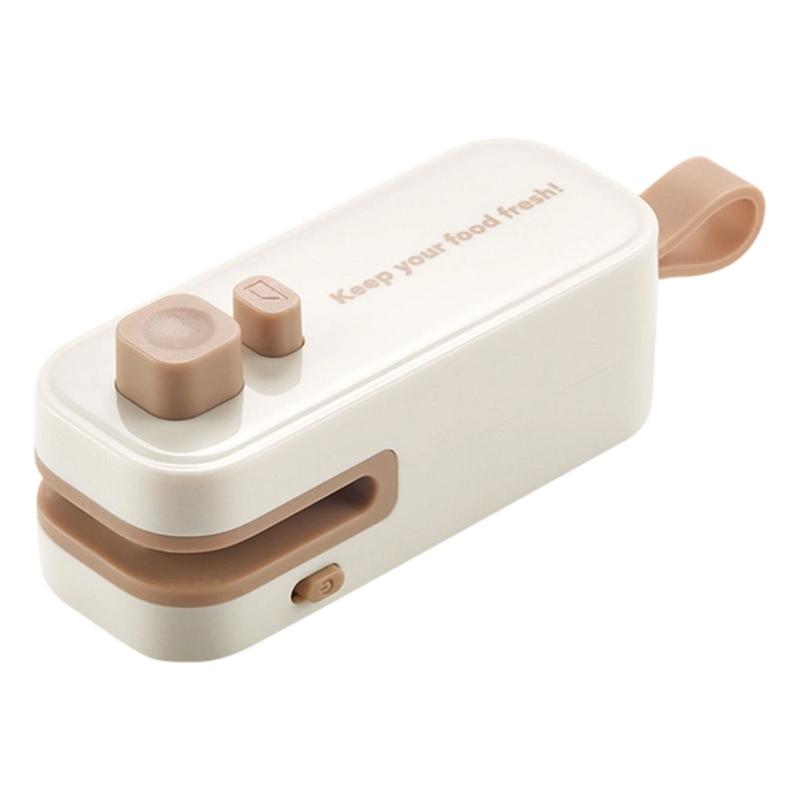 Miniature Portable Food Sealer for Home Use Rechargeable Plastic Sealing Machine for Food Storage and Freshness