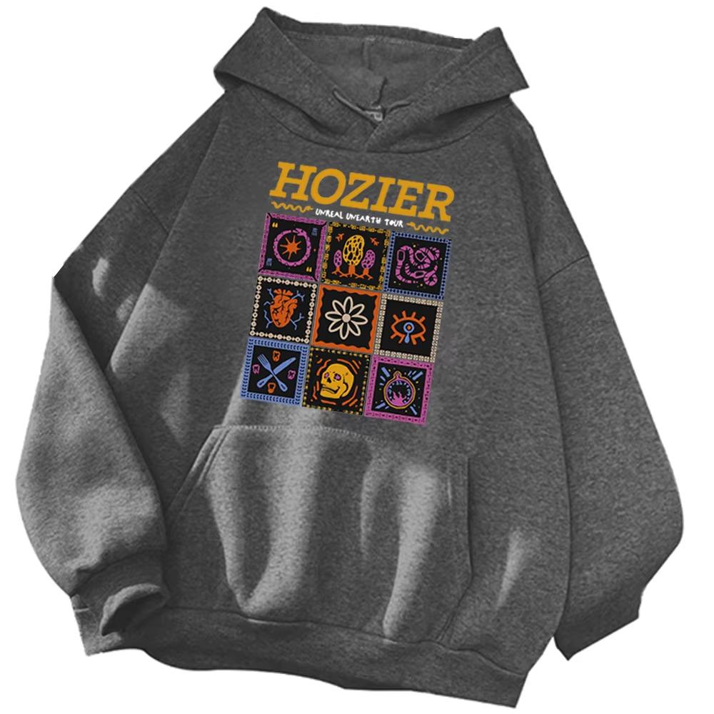 

Hozier Unreal Unearth Tour Hoodie Hozier Music Album Hoodie Hozier Merch Fan Gift Unisex Pullover Tops Streetwear 3XL