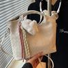 Sense niche woven bag 2026 autumn and winter new fashion messenger bag women's niche shoulder handbag
