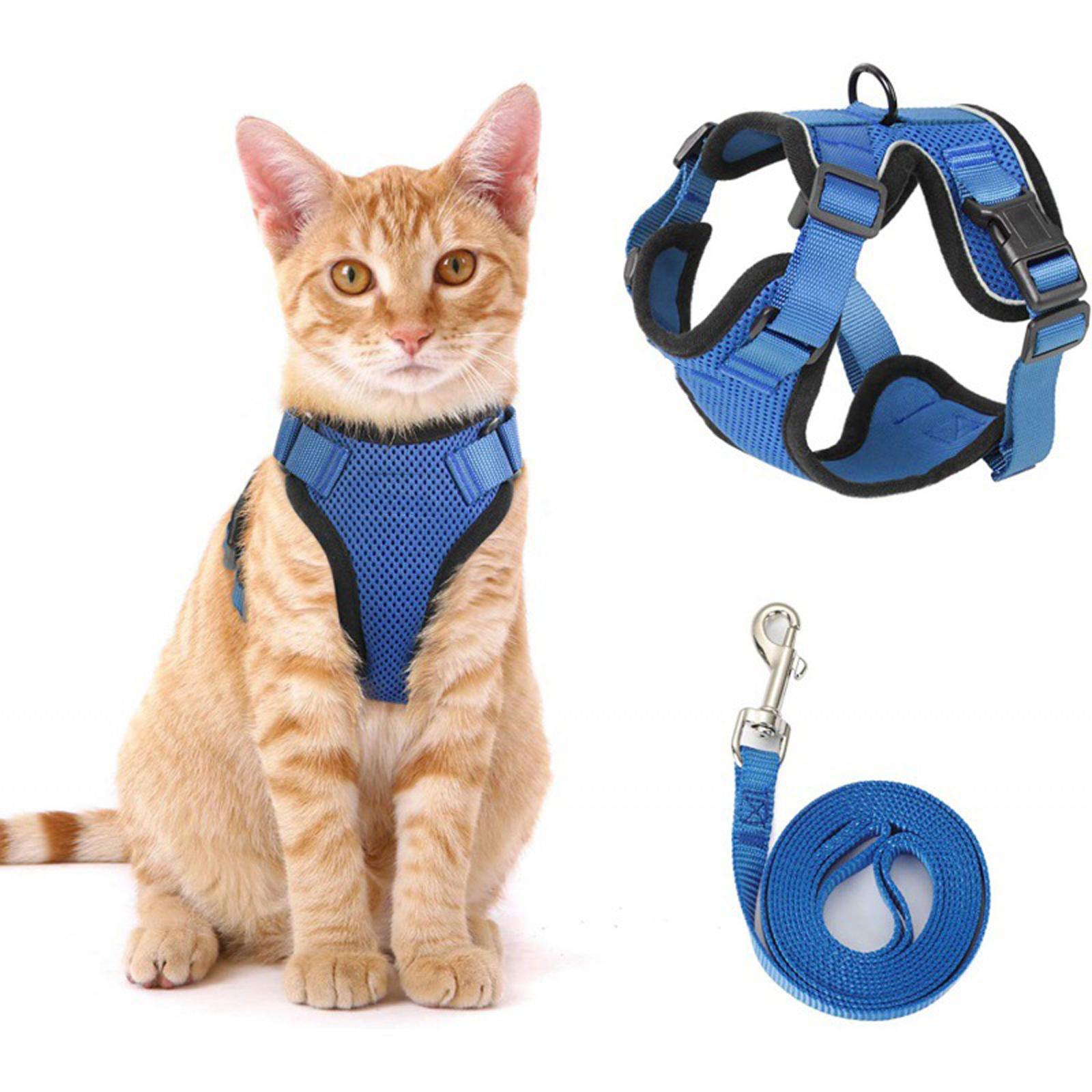 

Pet Vests And Leashes, Escape Prevention Vests, Soft And Comfortable, Easy To Wear, Reflective Design To Ensure Safety During Outdoor Walks. S
