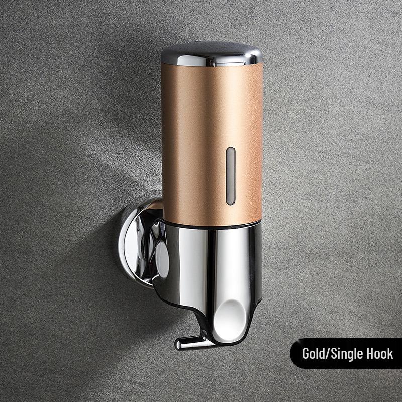 Manual Wall-Mounted Foam Soap & Shower Gel Dispenser for Bathrooms