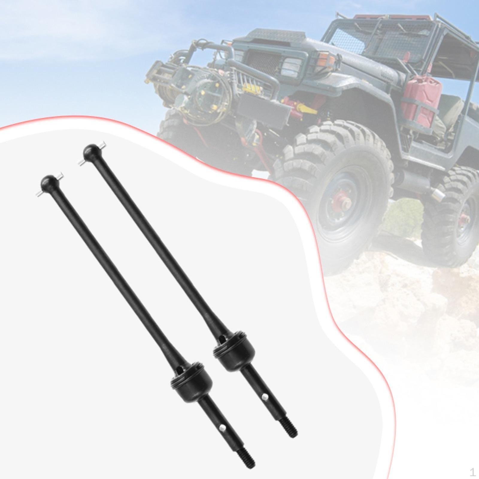 

2 шт. CVD Приводи Заміна Сталевий Апгрейд для 1/10 4WD RC Короткокурсовий Вантажівка Запчастини Rear M5903