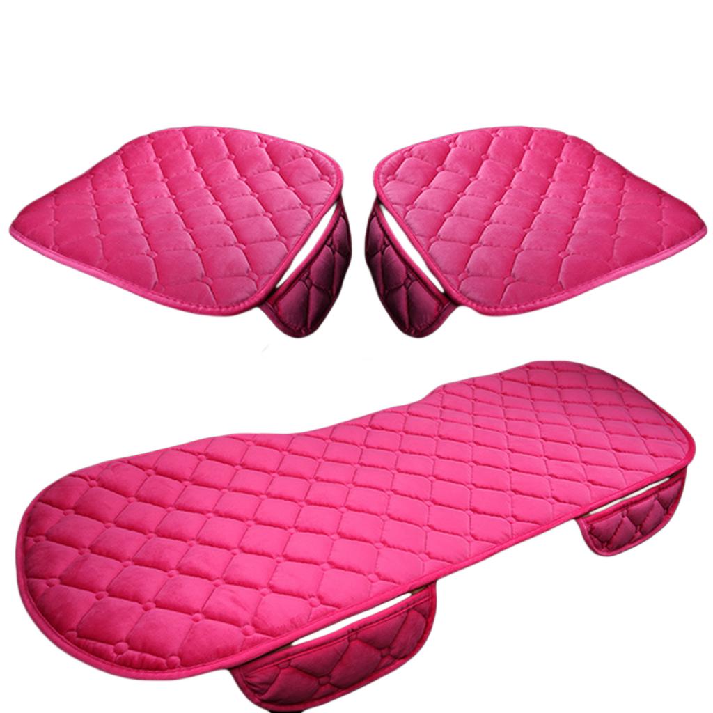 Buy 3Pcs/Set Car Supplies Square Style Warm Car Seat Cover Cushion