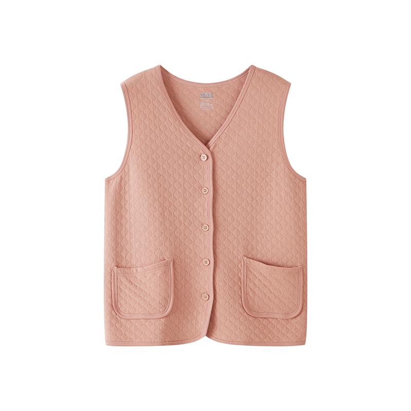 

Yiershuang Women s Thermal 100% Cotton Vest with Mugwort Heating L