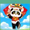 Panda Kite With Glassfiber Frame For Kids Outdoor Flying And Gift