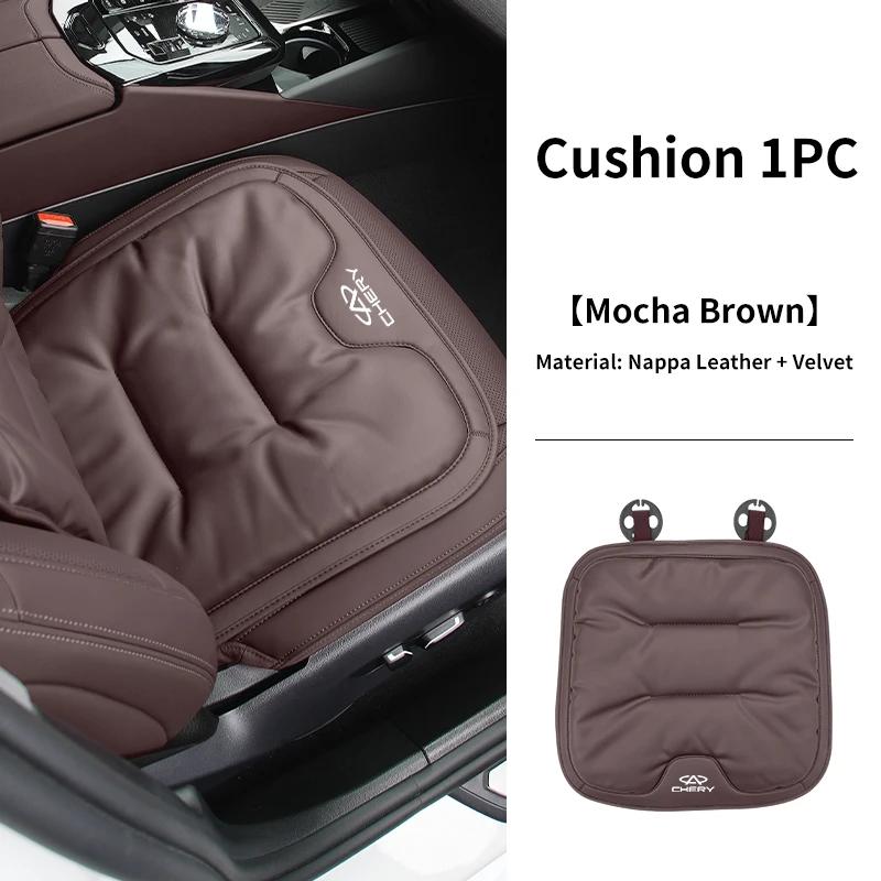 Car Front Rear Seat Cover Velour Leather Cushion Backrest Protective Mat For Chery Tiggo 5 2 3 7 PRO 8 5X IQ QQ Fulwin A1 A3 A5
