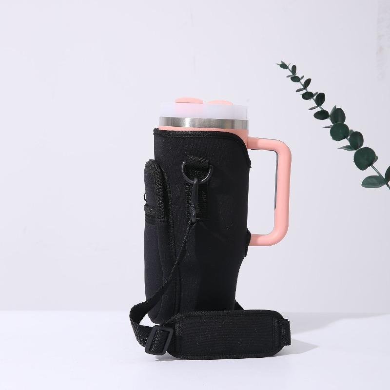 Multifunctional Large Capacity Thermos Cup Cover Crossbody Ice Fog Cover Car Sports Kettle Protection Cover