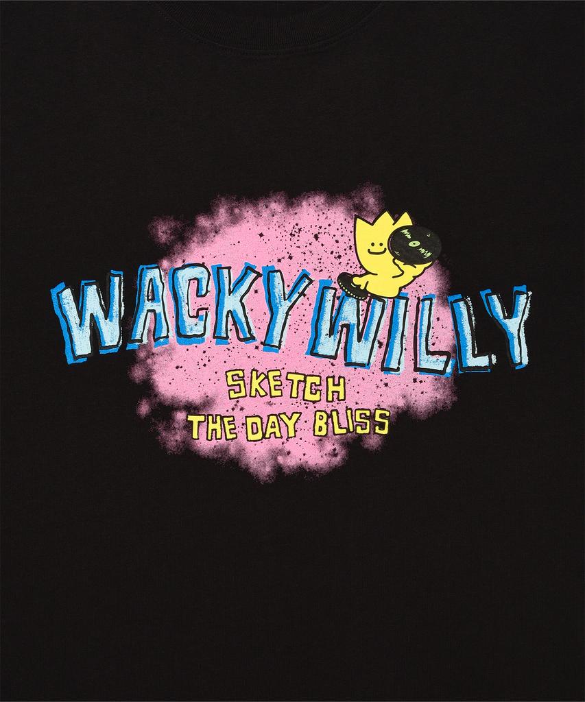 WACKY WILLY Kiki Typographic Point Short Sleeve T-Shirt (2 Colors)