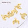 Connectors For Jewerly 18K Gold Plated Brass Connectors For Bracelets Accessories DIY Jewelry Making Supplies,Earrings Findings