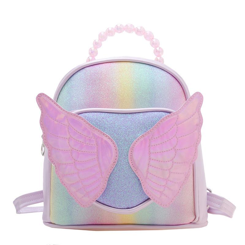 Girl cartoon cute student schoolbag for kindergartens sequined girls' backpack fashionable pearl hand-held children's backpack