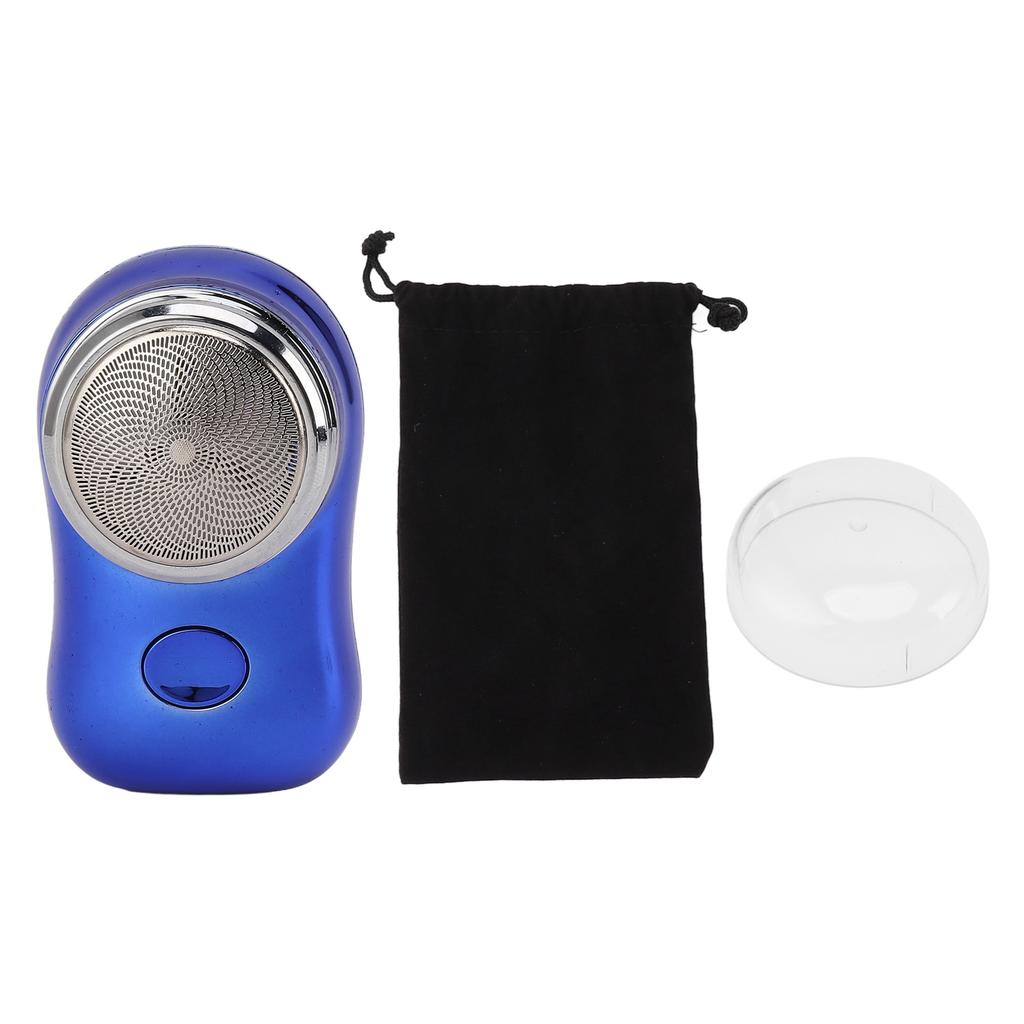 Mini Beard Trimmer Pocket Size Type C Rechargeable Low Noise Electric Beard Cutter with 400mAh Battery for Car Travel