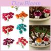Vibrant Mini Colorful Mushroom Ornaments For Enchanting Dollhouse Garden Decor