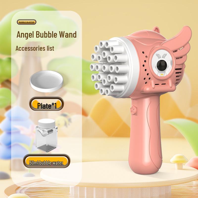 Hot-Selling Automatic Luminous Gatling Bubble Gun - Perfect Toy for Kids