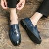 Fashion Sizes 38-46 Popular Men Tassel Shoes Men Lightweight Comfortable Business Loafers Luxurious Gentlemen's Social Shoes Men