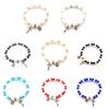Cross Rosary Bracelet Elastic Bead Jewelry Men Hand Decoration Supplies