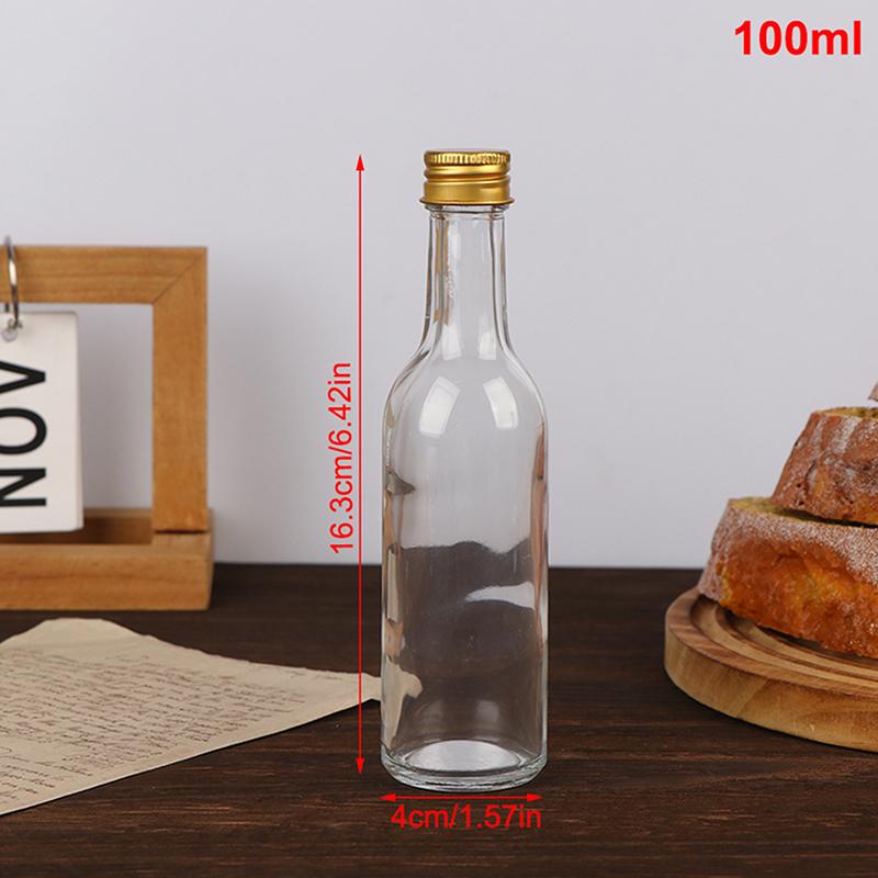 1 Stück 50/100/150ML Transparent Leeres Whiskyglas Likörflasche Für Alkohol Hochzeitsgeschenke Wein Mini Behälter Aufbewahrung Gastgeschenk