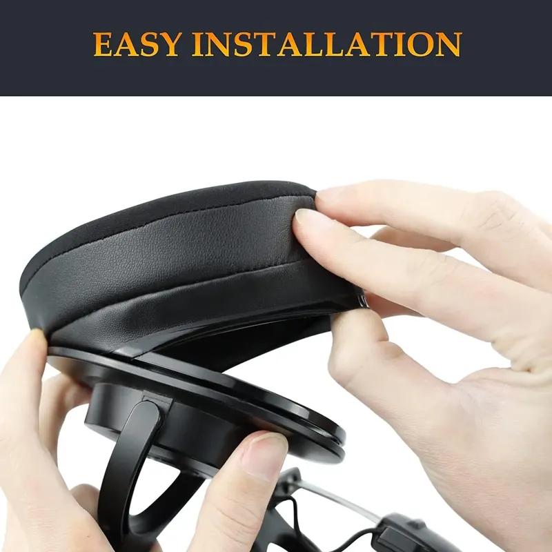 Cooling Gel Replacement Earpad for Audio-Technica ATH M50X/M40X, HyperX Cloud/Alpha Memory Foam Cover Earpads Headphone