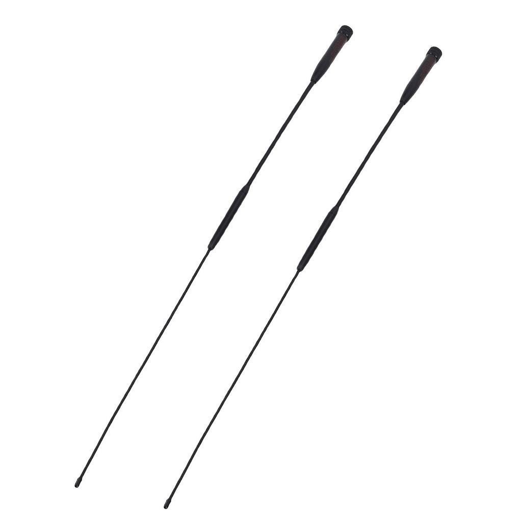 2PCS Soft Whip Antennas Fit for YAESU VX6R VX160 Radio SMA M Interface High Gain Antennae Support 144 430MHz 120 150