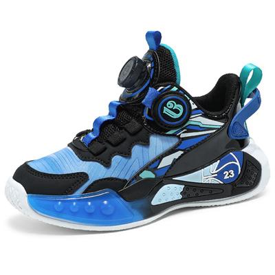 32-41 Kinder Modische Leichte Atmungsaktive Drehknopf Basketballschuhe Sportschuhe Laufschuhe für Mädchen