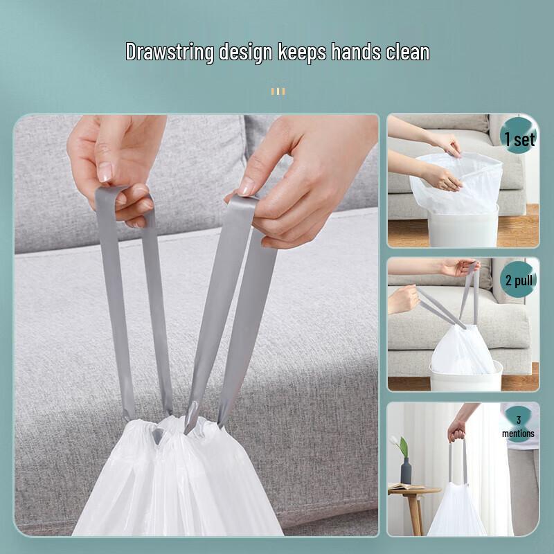 Meiliya Thickened Drawstring Kitchen Garbage Bags