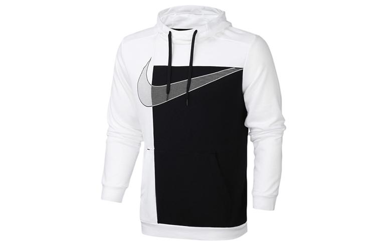 Nike Sweatshirts Men s White Hooded Moderate CJ6684-100 L
