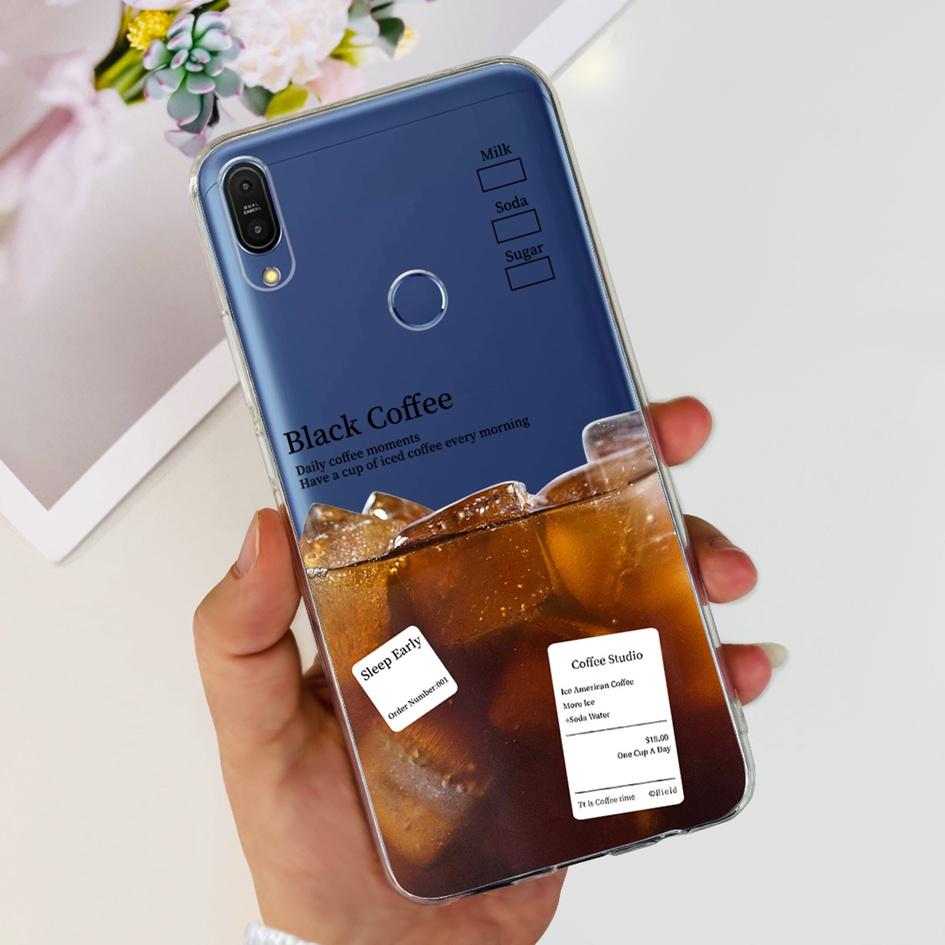 5.99" Case For Asus Zenfone Max Pro (M1) ZB601KL ZB602K Cover X00TDB Fashion Pattern Clear Soft Silicone Fundas Phone Back Cover