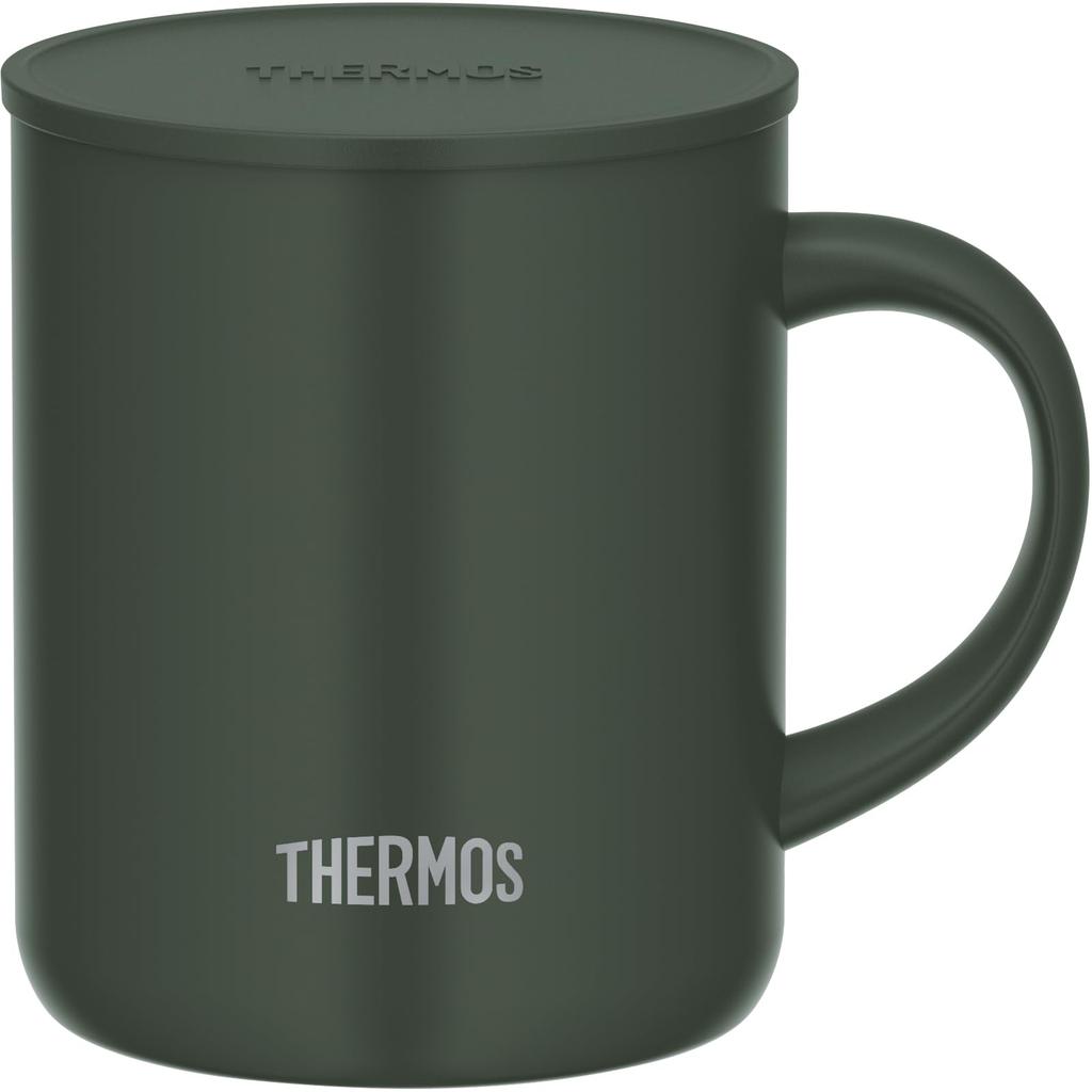 Thermos Vacuum Insulated Mug with Dark DG Lid, 350ml, Green, JDG-352C