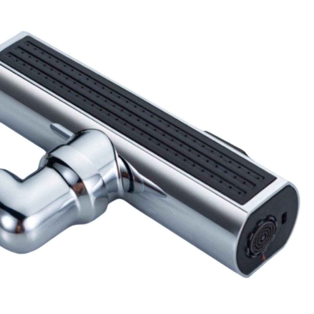 3 Speeds Faucet Extender High Pressure Anti-Splash 360° Swivel Spout Sprayer Swivel Design Waterfall Flow Kitchen Faucet