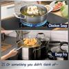 Solid Stainless Steel Spider Strainer Skimmer Ladle for Cooking and Frying Kitchen Utensils Wire Strainer Pasta Strainer Spoon