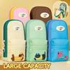 Multi-Layer Student Backpack Pencil Case Large Capacity Portable Pencil Pouch Vertical Pocket Cartoon Zipper Pen Bag Boys/Girls