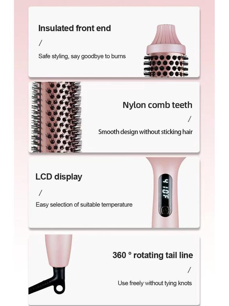 Portable Multifunctional Hair Styler: Fluffy, Straighten & Curl with Multi-Gear Adjustment