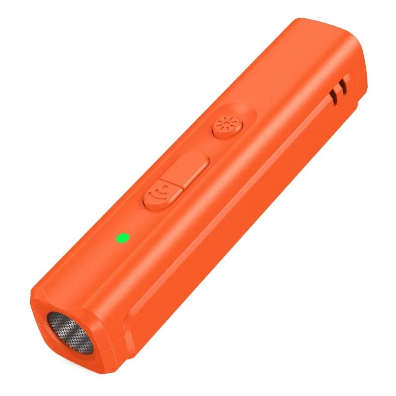 

Handheld Anti Bark Ultrasonic Trainer Barking Device with USB Rechargeable Charging Cable for Pet Behavior Correction помаранчевий